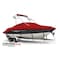 Eevelle Boat Cover DECK BOAT Ski Tower Inboard Fits 20ft 6in L up to 102in W Red SFDKSK20102-RED - alternate 1
